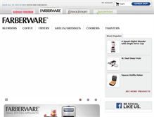 Tablet Screenshot of farberwareproducts.com